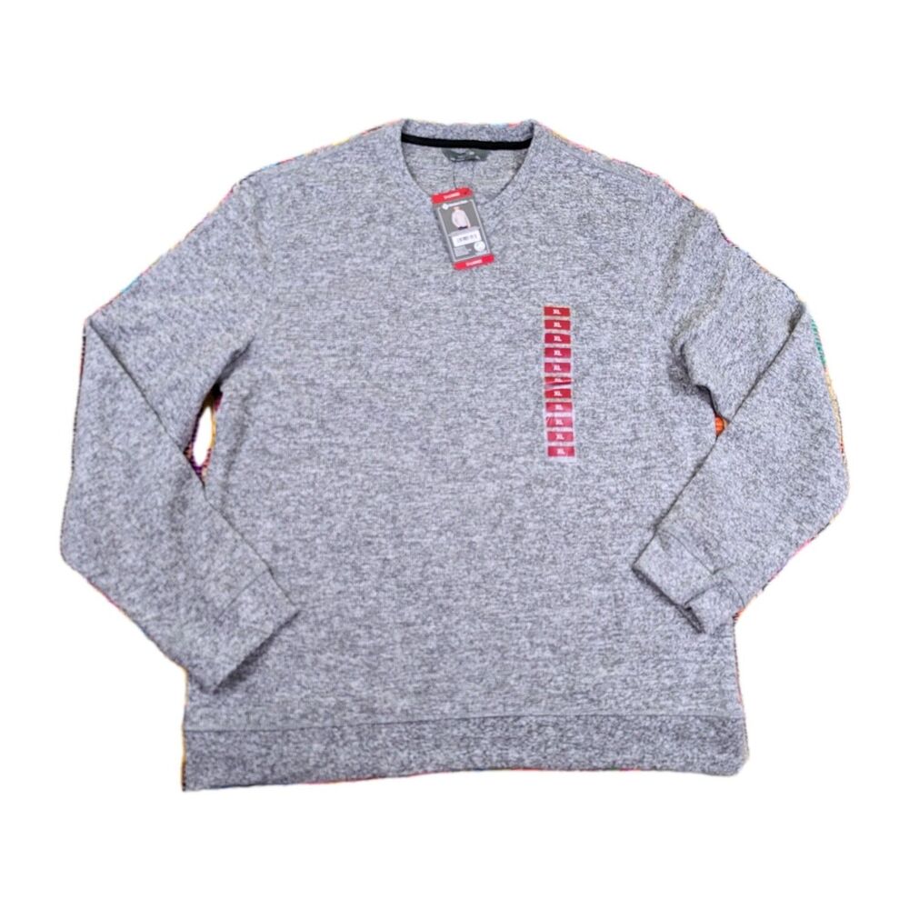 Member's Mark Gray Soft Brushed Crew Neck Long Sleeve Pullover Mens XL NWT